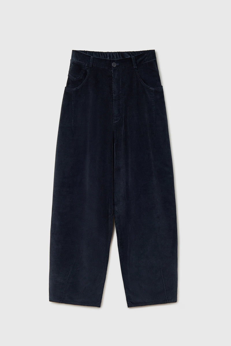 Corduroy Baggy Pants Navy