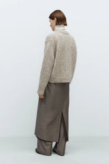 Chunky Sweater Beige Melange
