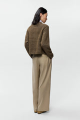 Melange Polo Sweater