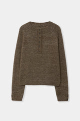 Melange Polo Sweater