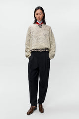 Merino Wool Marled Cordera Sweater
