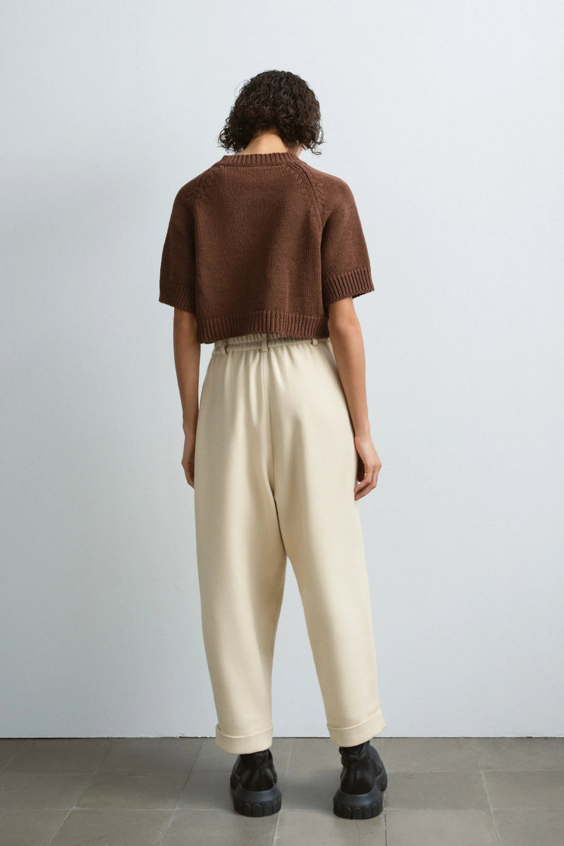 CARROT FIT TROUSERS - Chocolate | ZARA Spain