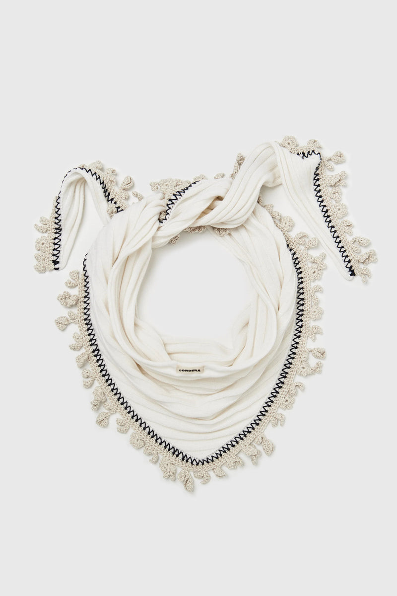 Merino Wool Bandana Natural