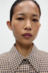 Checked Bomber Shirt