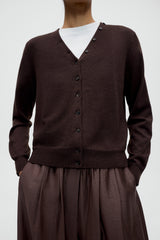 Merino Wool Button Cardigan