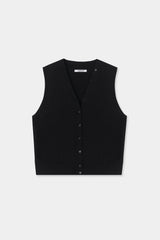Merino Wool Button Waistcoat