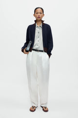 Merino Wool Sporty Cardigan