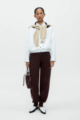 Organic Cotton Sporty Pants Brown