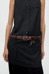 Woven Belt Brown