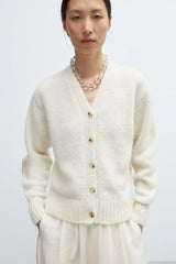 Baby Alpaca Cardigan Natural
