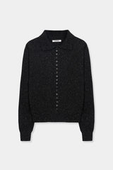 Silk & Wool Flecked Polo