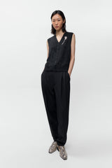 Silk & Wool Flecked Waistcoat