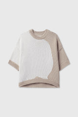 Cotton Sweater Bicolour
