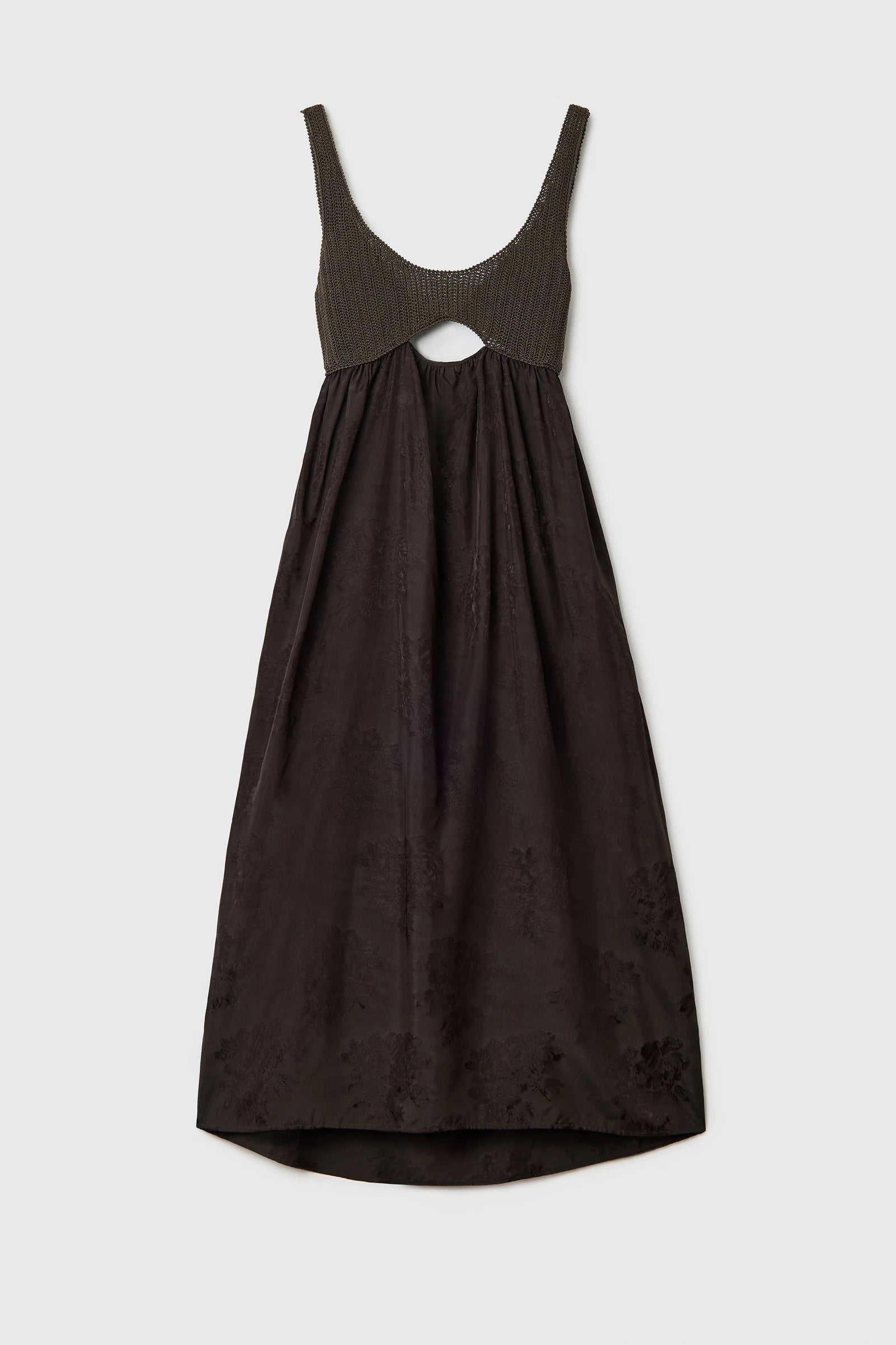 Handmade Crochet Dress Dark Brown  Caro Melbourne