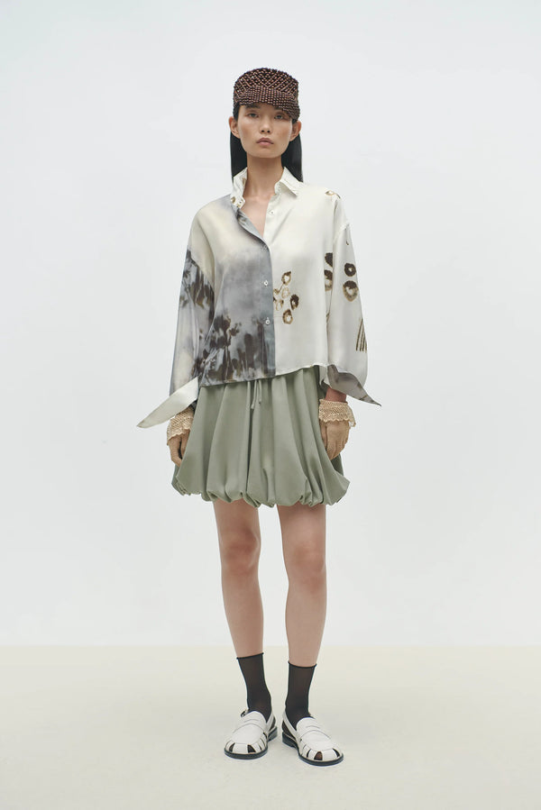 Printed Classic Shirt Bicolour