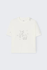Embroidered Cotton T-Shirt