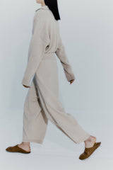 Cotton Knit Pants Sesame