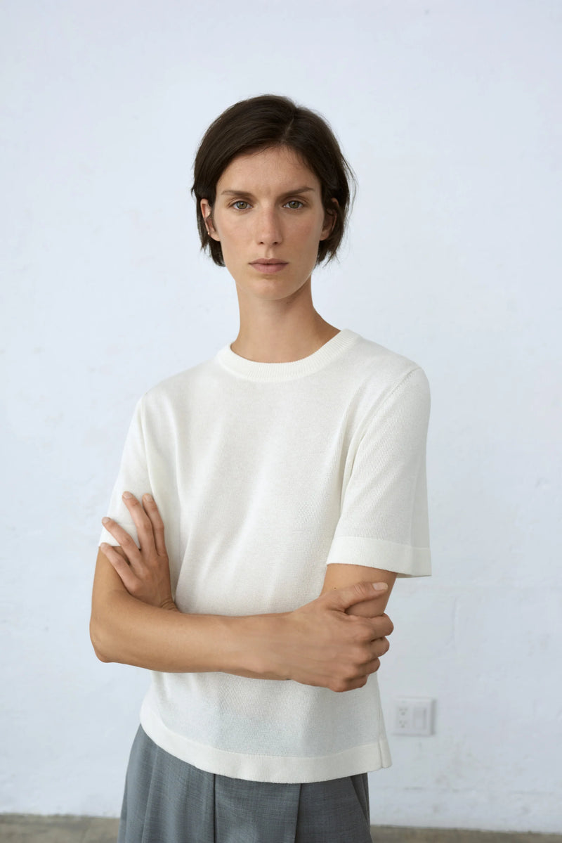 Viscose T-Shirt Marshmellow
